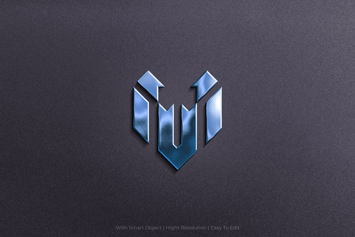 Mockup Logo - 3D Branded Emblem, a Product Mockup by Artlogs x Modaldesain (Photo 3 of 5)