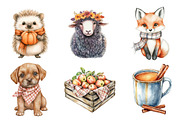 Cute Nursery Autumn Farmhouse PNG, an Illustration by SinaCreation (Thumbnail 5 of 7)