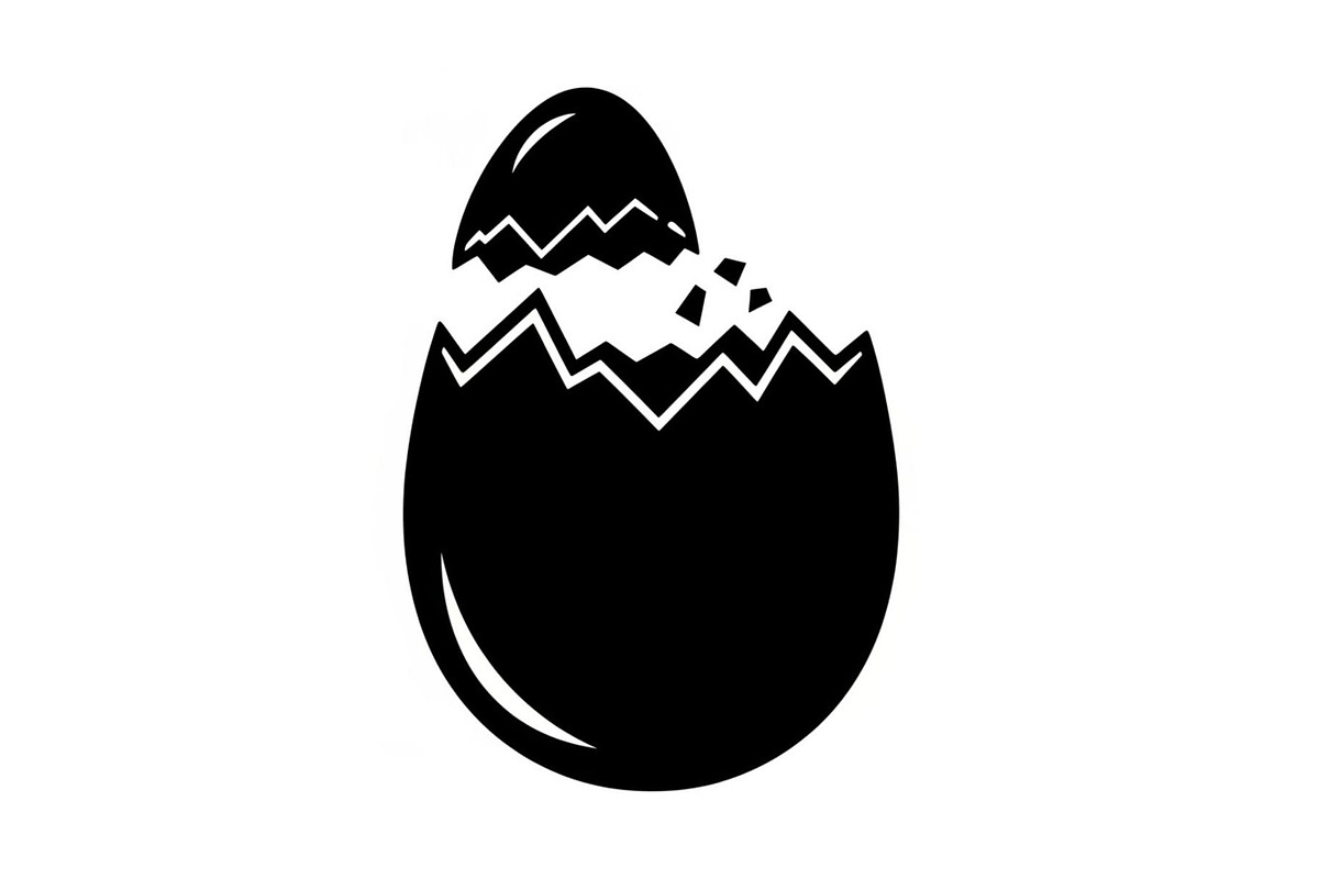 50 Cracked Egg Shell Silhouette, an Illustration by musafir_fashion (Photo 14 of 55)