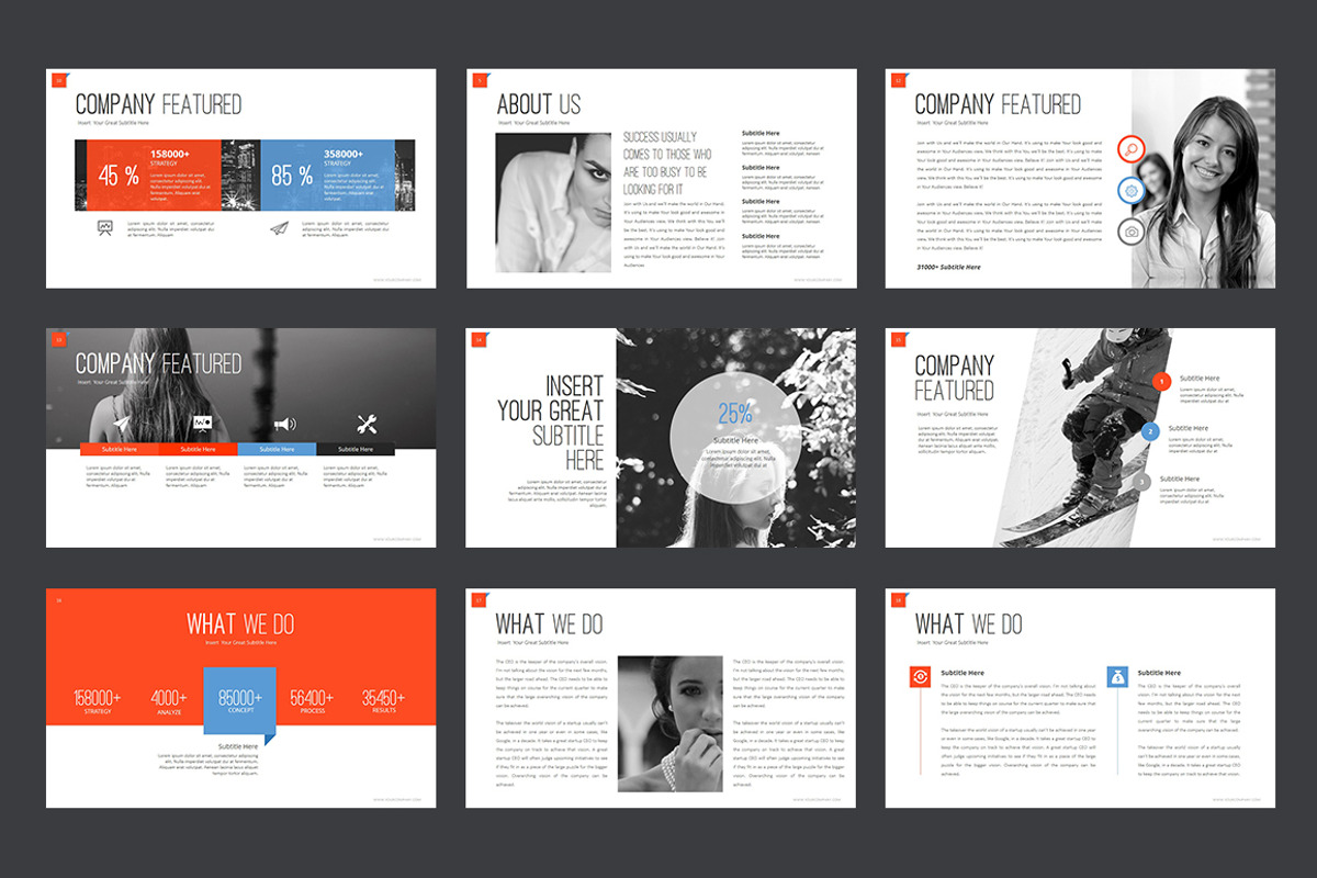 Business Creative Keynote, a Presentation Template by Stock Shape (Photo 3 of 9)