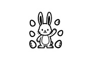 Easter Bunny Vector Bundle, an Illustration by Designs_River (Thumbnail 32 of 51)