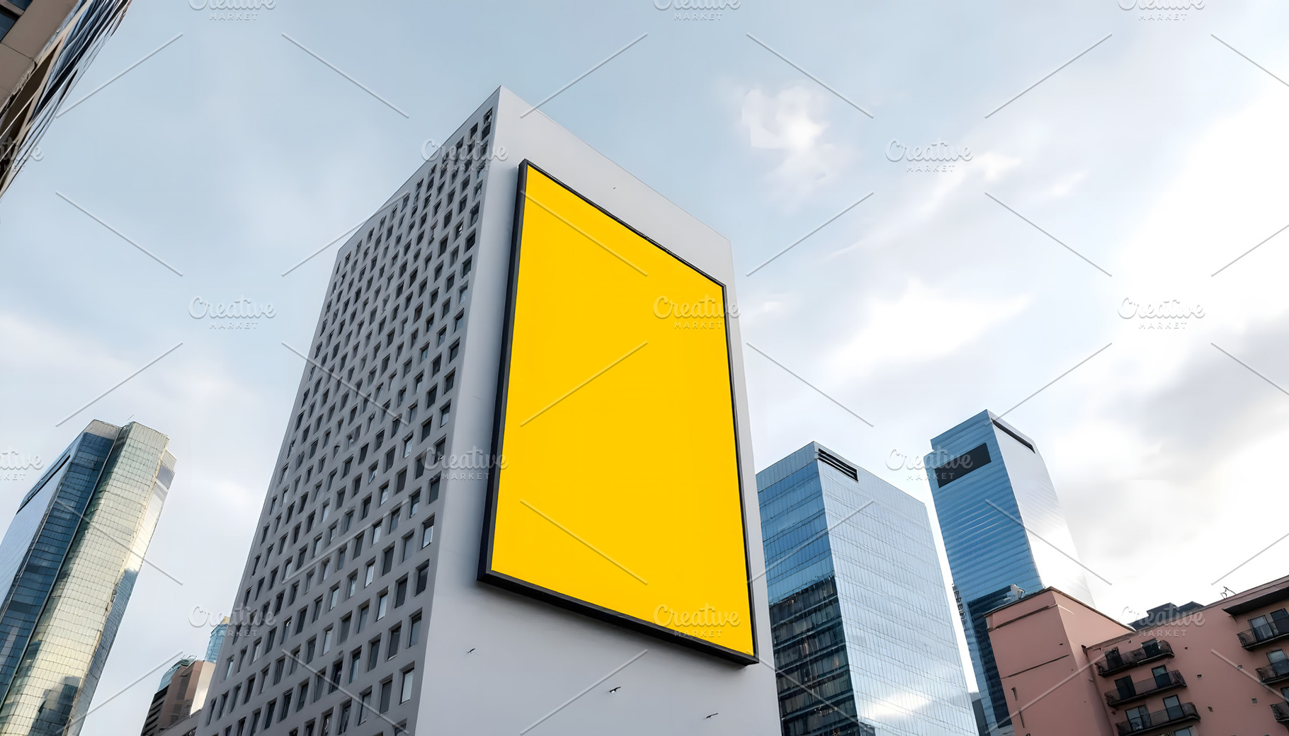 Billboard Mockup on Building, an Architecture Photo by Stock Shape