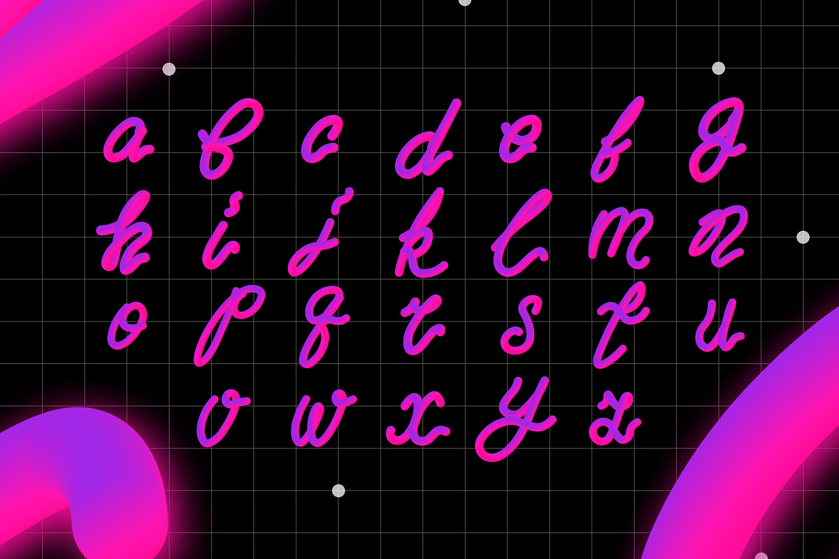 ULTRAVIOLET LIQUID ALPHABET BUNDLE, an Object Graphic by Igor Havok