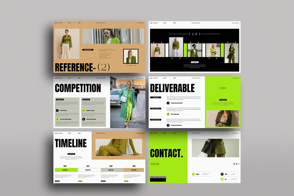 HUGE | Creative Brief Campaign, a Presentation Template by TemplateFolio-Shop (Photo 6 of 9)