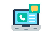 Social Media Flat Icon, a Duotone Icon by Pexelpy (Thumbnail 1 of 2)
