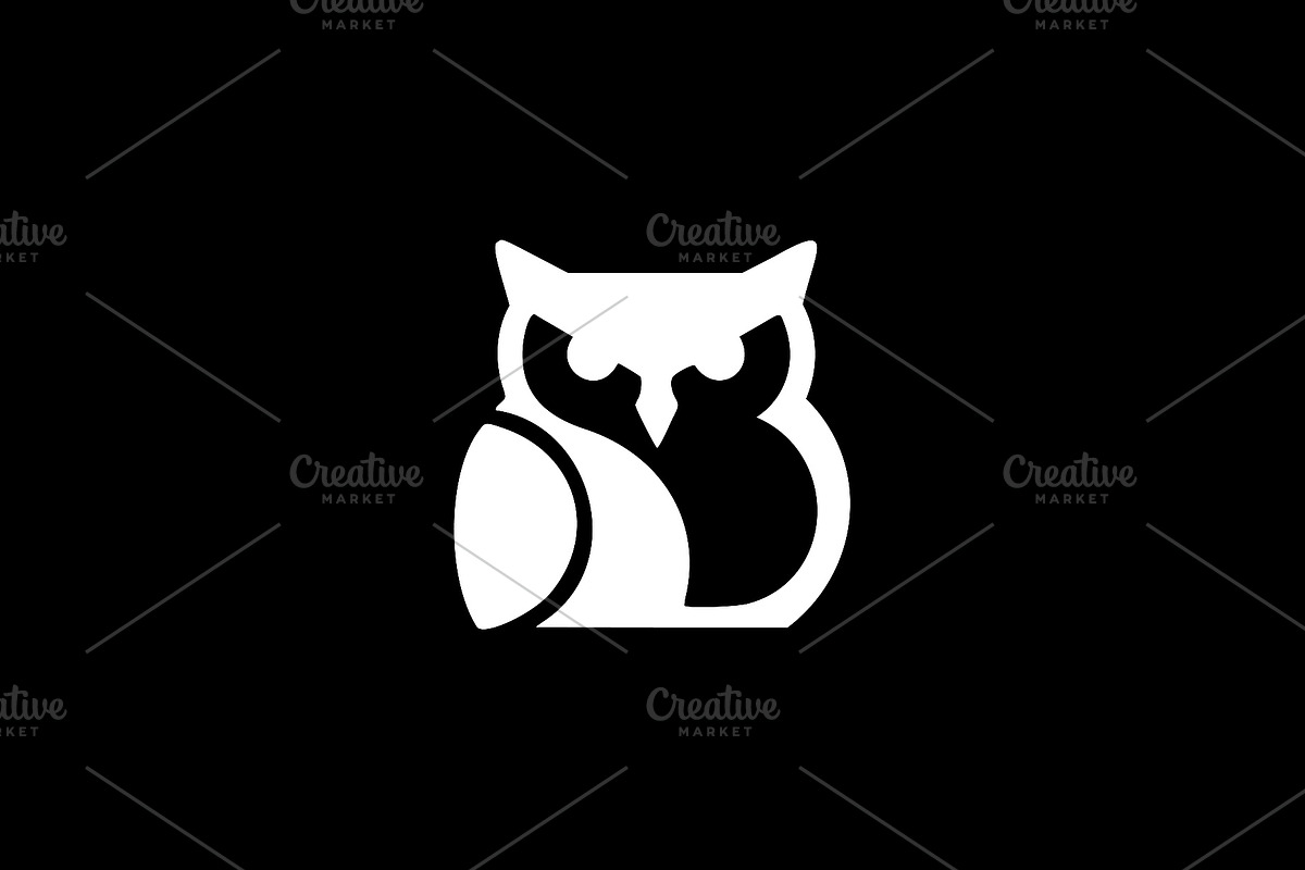 Stylized Owl Vector Art, an Animal Illustration by Vectorium Studio (Photo 2 of 4)