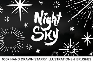 Night Sky Graphic Elements