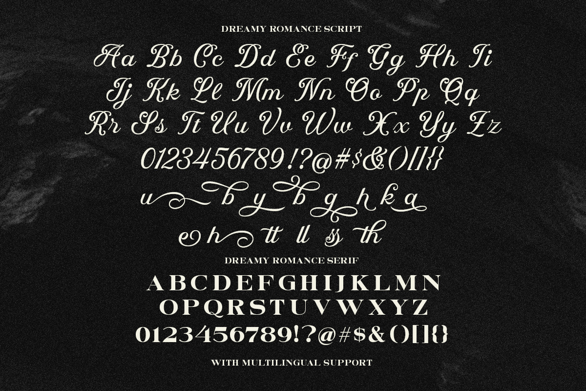 Dreamy Romance Editorial Font Duo, a Script Font by Letterhend Studio (Photo 8 of 9)