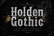 Holden Gothic – Blackletter Typeface, a Blackletter Font by Wow Magic (Thumbnail 1 of 4)