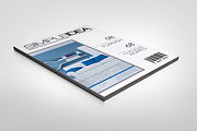 Simple Magazine Template, a Magazine Template by GreenDesign (Thumbnail 1 of 5)