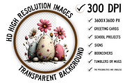 Cute Easter Clipart, an Illustration by Craft Nest (Thumbnail 2 of 11)