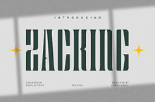 Zacking Elegant Serif Font Typeface