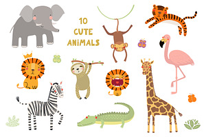 Safari Adventure Animal Graphics