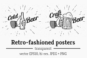 Thumbs up cold craft beer, a Food Illustration by Julia Tim (Thumbnail 1 of 5)