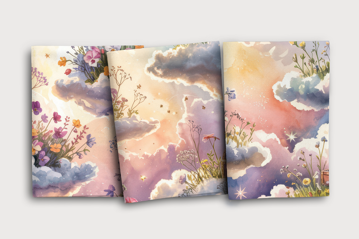 Blooming Clouds, a Background Graphic by Curve Design (Photo 2 of 7)