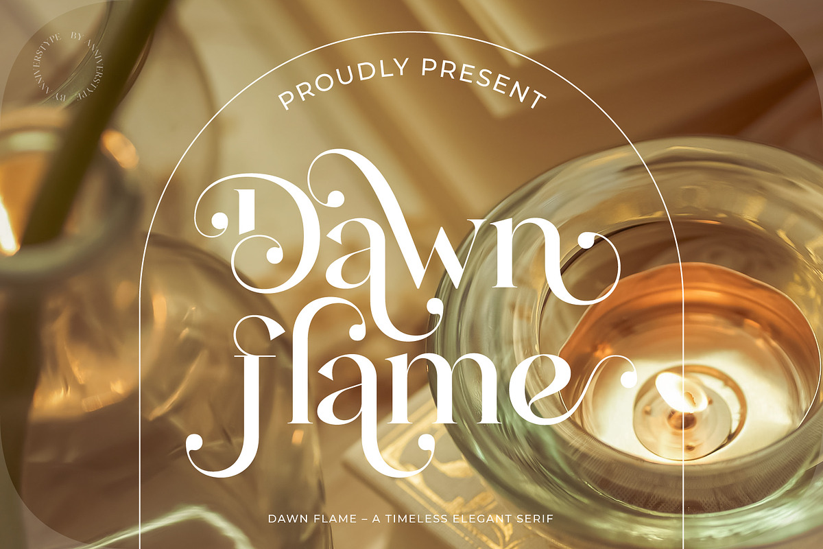 Dawn Flame – A Timeless Serif, a Serif Font by Annivers Type (Photo 1 of 10)