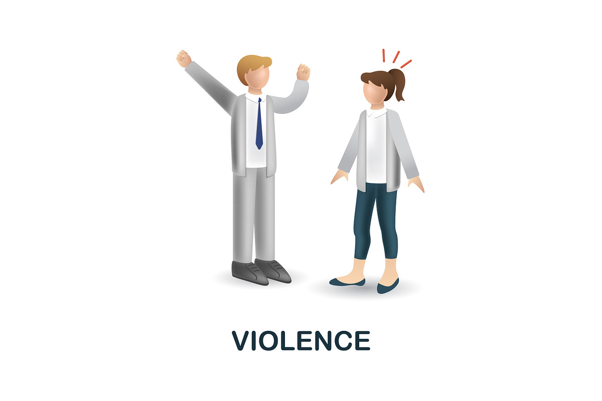 Harassment 3D Icons Set Bundle, an Object Graphic by Aimagenarium@gmail.com (Photo 3 of 21)