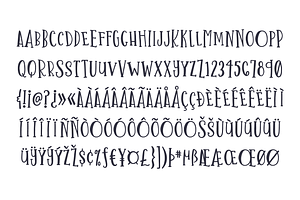 One In A Melon Font Doodles!