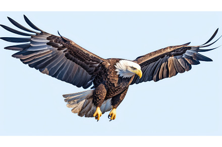 Majestic bald eagle photo realistic, an Animal Photo by Aimagenarium@gmail.com
