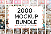 MEGA Mockup Images Bundle, a Product Mockup by Kaya Fonts (Thumbnail 1 of 44)