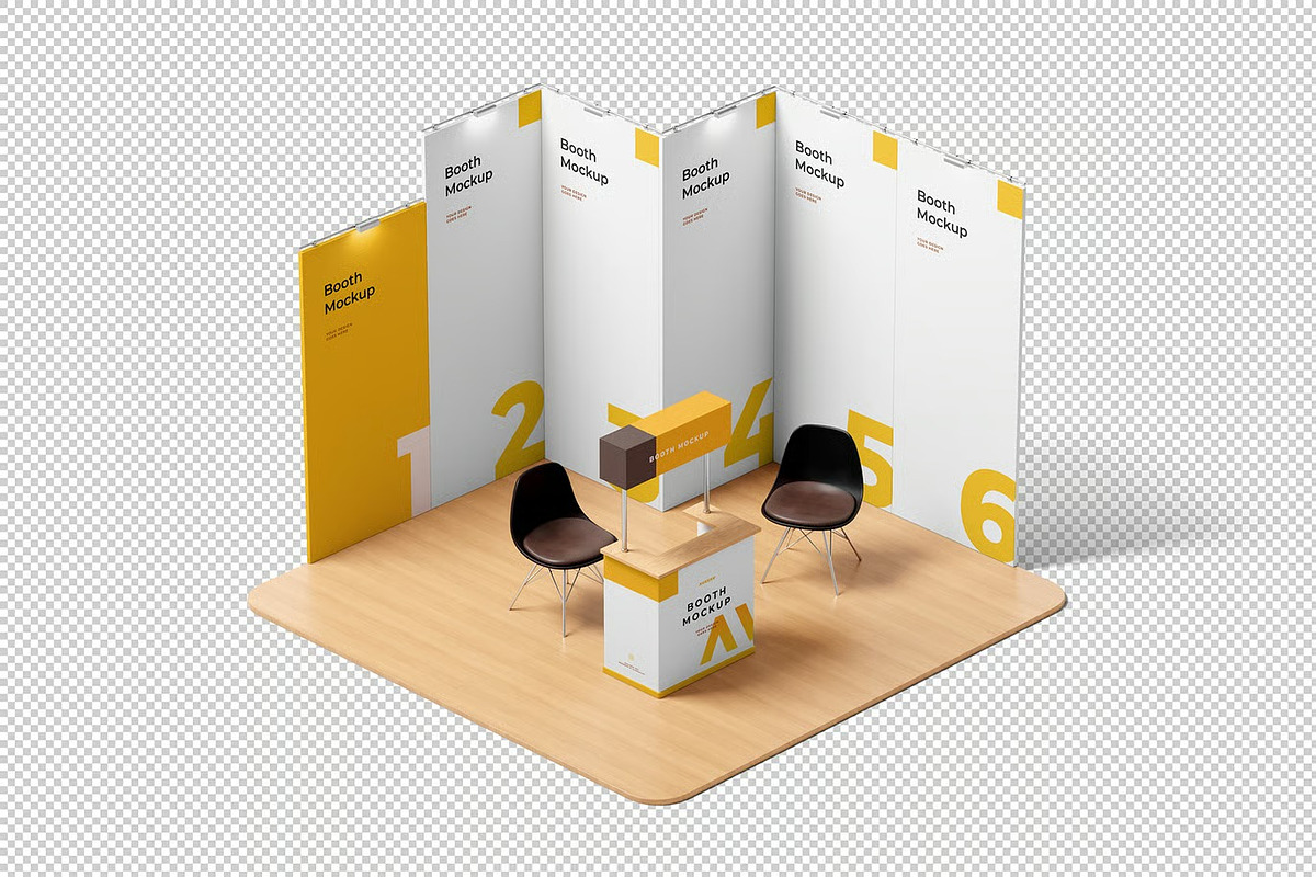 Booth Mockup, an Advertising Mockup by zpackcreative (Photo 3 of 4)