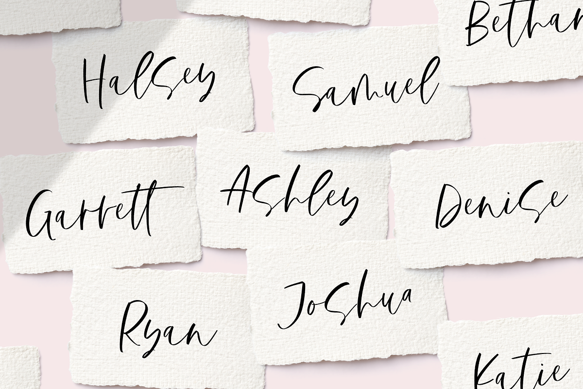 Smitten | Handwritten Script Font preview 2