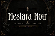 Mestara Noir, a Serif Font by Wow Magic (Thumbnail 1 of 4)