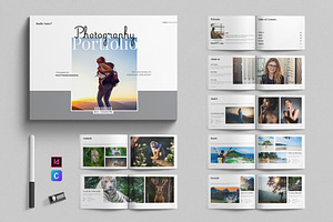 Photography Portfolio Landscape, a Brochure Template by E-Type