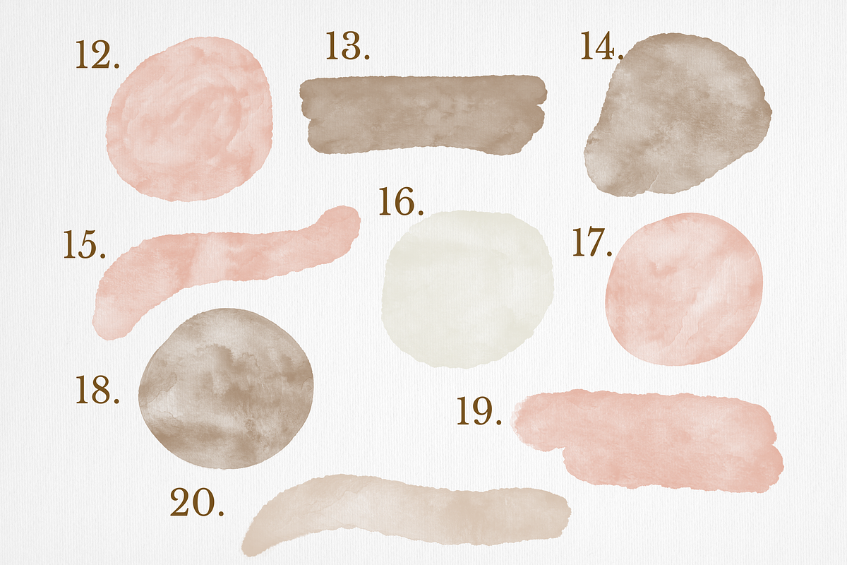 Contemporary Shapes and Gold Clipart, a Texture Graphic by Minky Moo Creations (Photo 6 of 14)