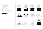 Snapback Cap Mockup, a Product Mockup by Denny's Mock-ups (Thumbnail 11 of 12)