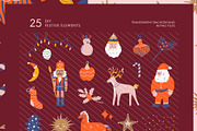 Merry Christmas and festive bundles, an Illustration by Manimanisa (Thumbnail 7 of 10)