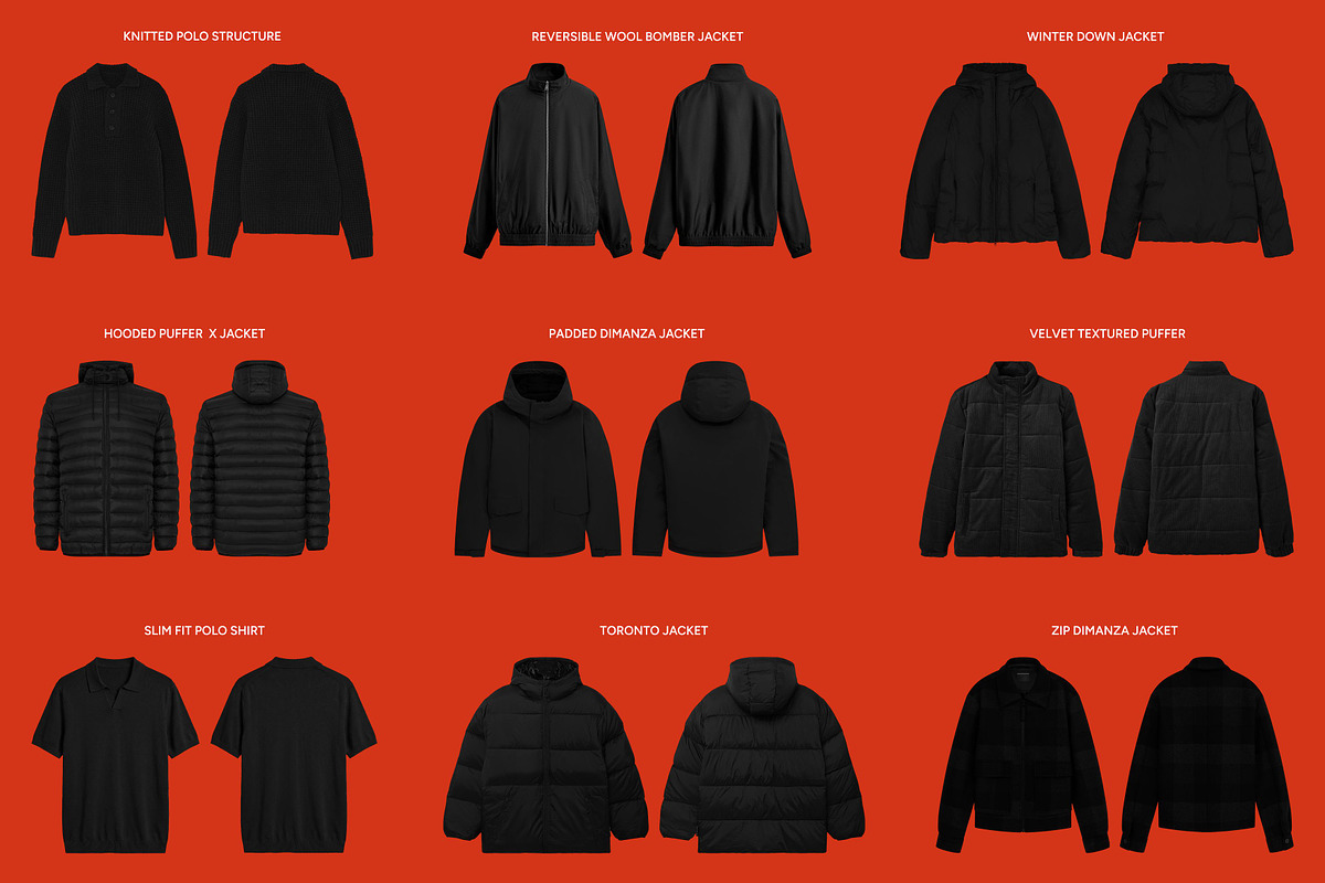 Realistic Streetwear Bundle 100, a Bottom Mockup by AtelierDuVow (Photo 5 of 10)