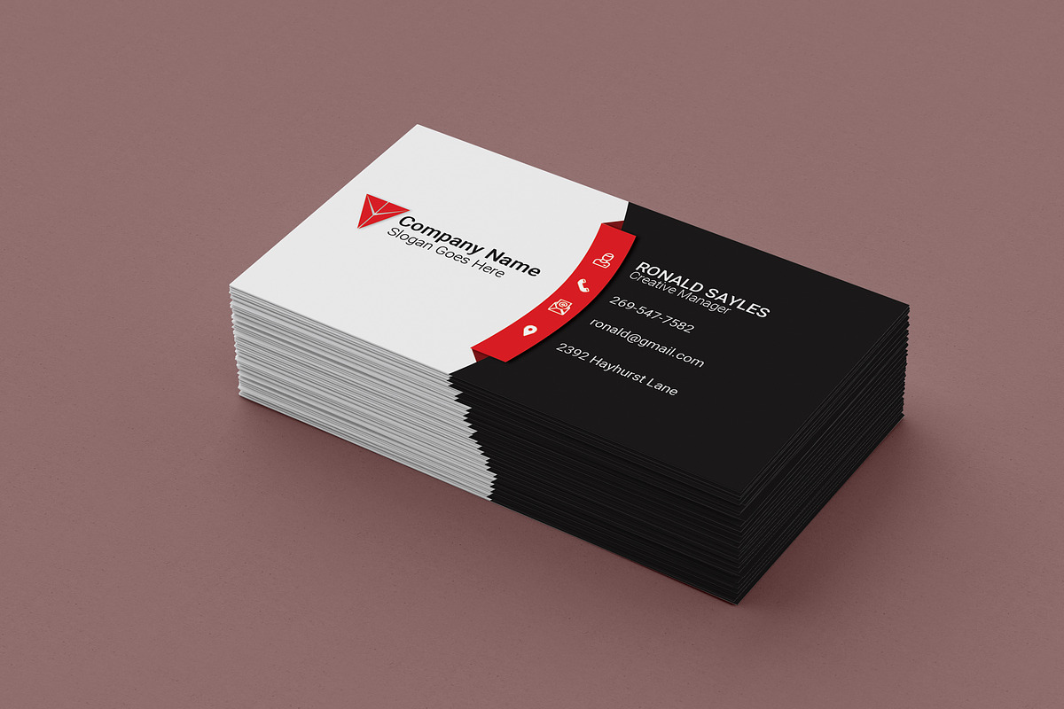 Business Card, a Business Card Template by GaiaaDesigns (Photo 3 of 4)
