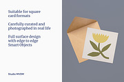 Greeting Card Square Mockup Duo, a Print Template by Studio MVDM (Thumbnail 6 of 8)