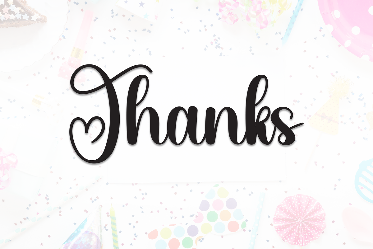 Birthday | Script Font, a Handwritten Font by Scratchones (Photo 9 of 9)
