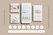 Modern Jewelry Instagram Templates, a Social Media Template by NoheaDesignShop (Thumbnail 2 of 11)