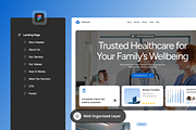 Medicare - Health Service, a Landing Page Template by SLAB! Design (Thumbnail 2 of 4)
