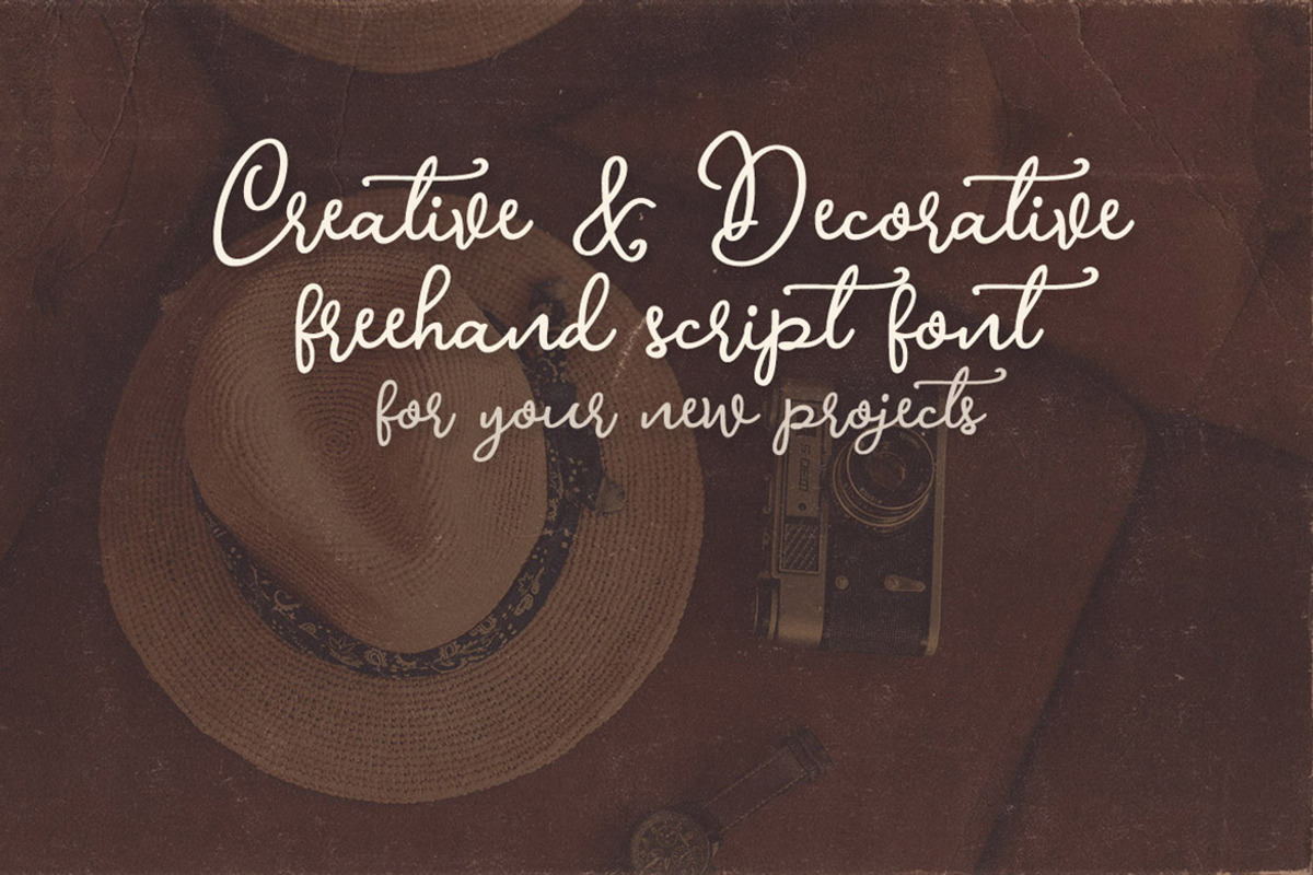 Avelane Script Font preview 2