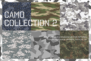 Seamless Classic Camouflage Patterns