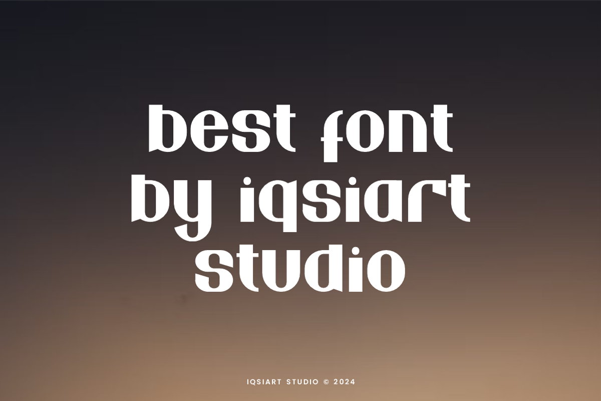 Goteng - Minimal Logo Font, a Sans Serif Font by Iqsiart Studio (Photo 3 of 6)