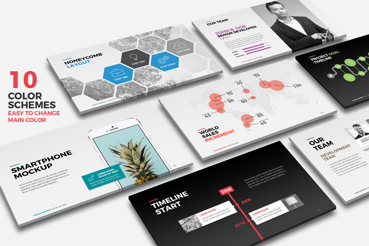 NEO Multipurpose Powerpoint Template, a Presentation Template by INTERARTIVITY (Photo 2 of 6)