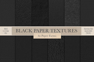 Black Paper Textures