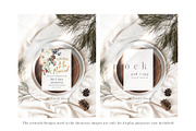 Winter Minimalist Invitation Mockups, an Invitation Template by My Lovely Stock (Thumbnail 6 of 8)