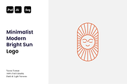 Minimalist Modern Bright Sun Logo, a Branding & Logo Template by Luxury Logos (Thumbnail 1 of 4)