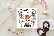 Skeleton Dance Halloween Sublimation, an Object Illustration by CraftArtStudio (Thumbnail 4 of 4)