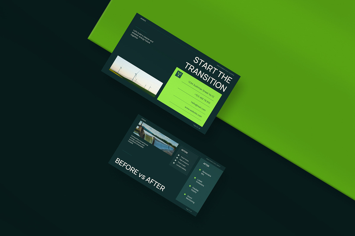 Green Energy Deck Google Slides, a Presentation Template by New Coral Design (Photo 9 of 10)