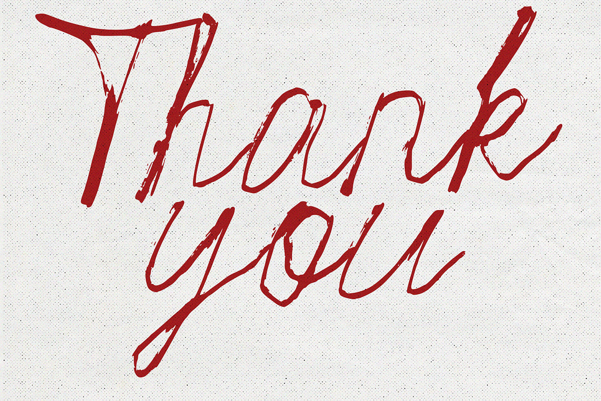 Red Strokes | Bold Messy Script Font, a Script Font by AnMark (Photo 8 of 9)