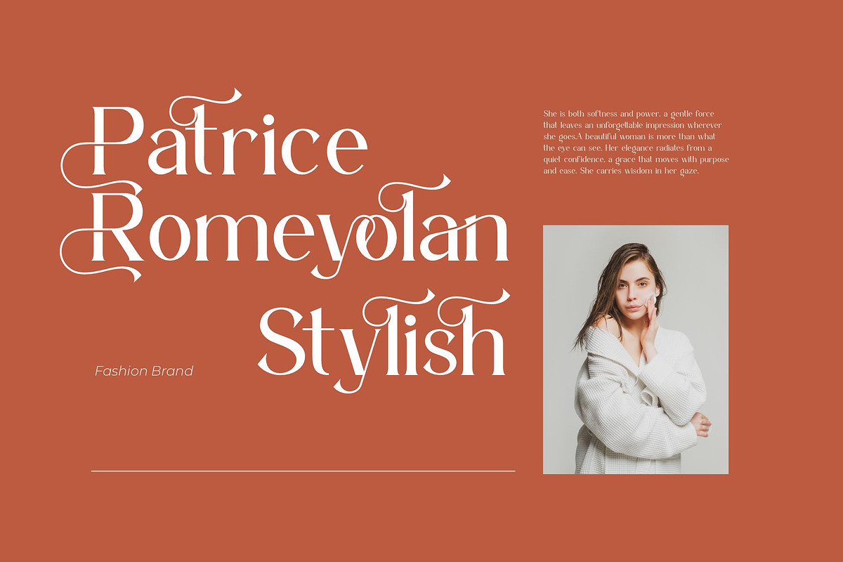Evolind || Modern Elegant Serif Font, a Serif Font by Ermedia Studio (Photo 3 of 10)