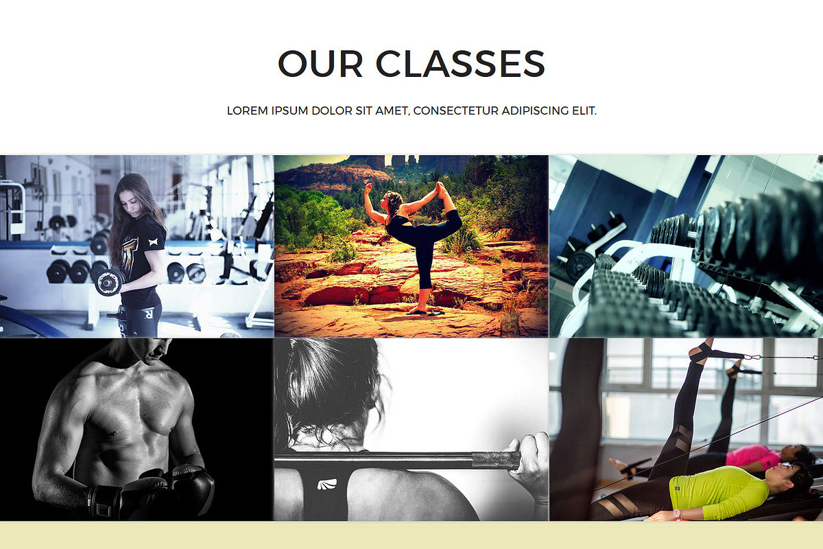Fitness Plus HTML Template, a Bootstrap Template by VALIASOLUTION SHOP (Photo 2 of 4)