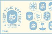 Tropical Illustration Asset Pack, an Object Illustration by Southerntown (Thumbnail 8 of 9)